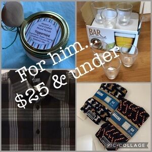 GIFT GUIDE Look Book gifts under $25 men kids one size man cave home games